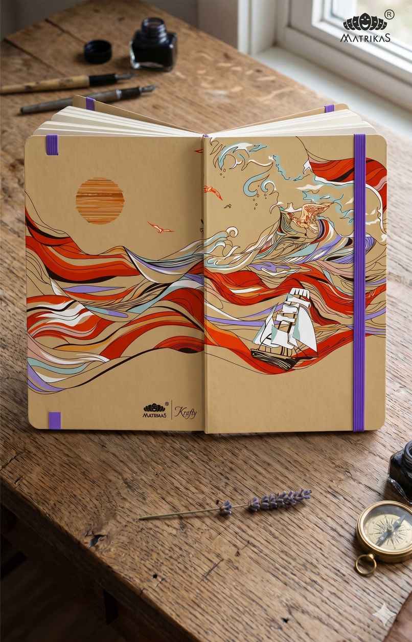 Matrikas Krafty Journal | Ruled | A5 Size | 224 Pages