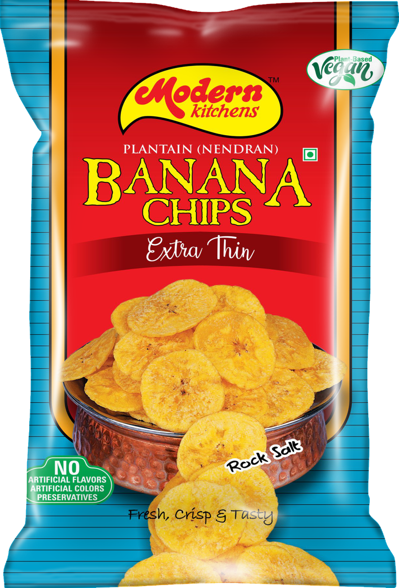 Modern Kitchens Banana Chips Salted | Crispy & Light