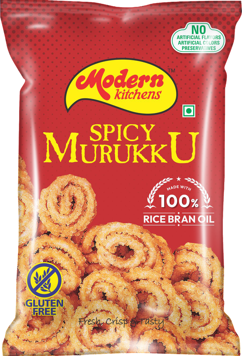 Modern Kitchen Spicy Murukku - Rice Brain Oil