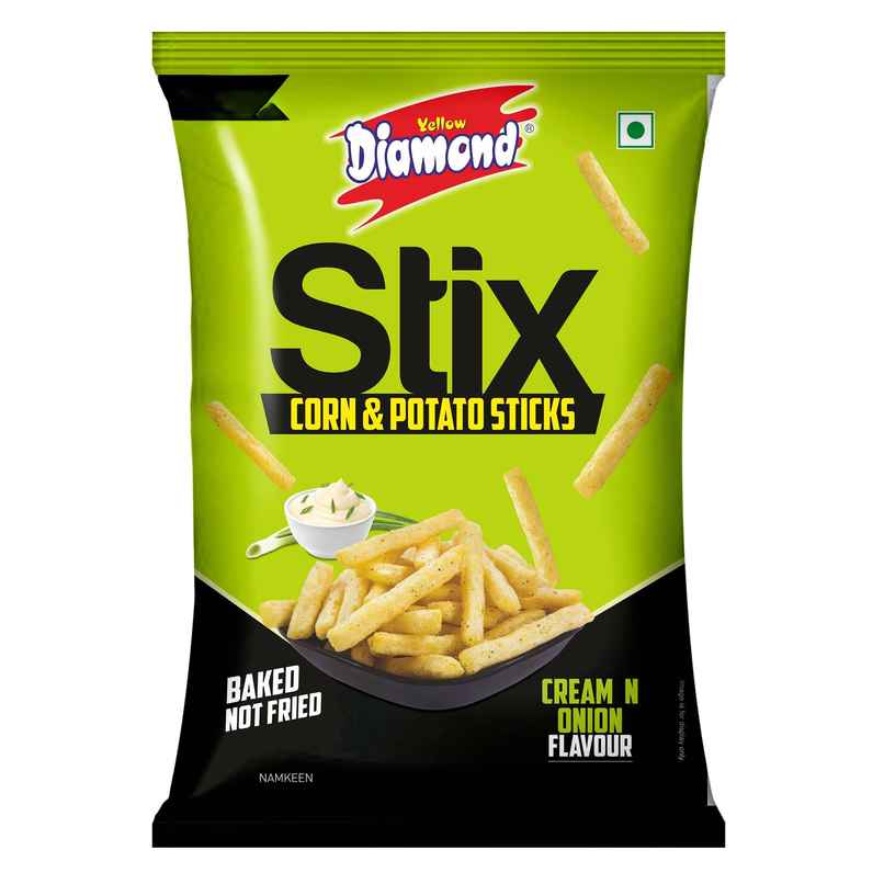 Yellow Diamond Cream & Onion Potato Stix