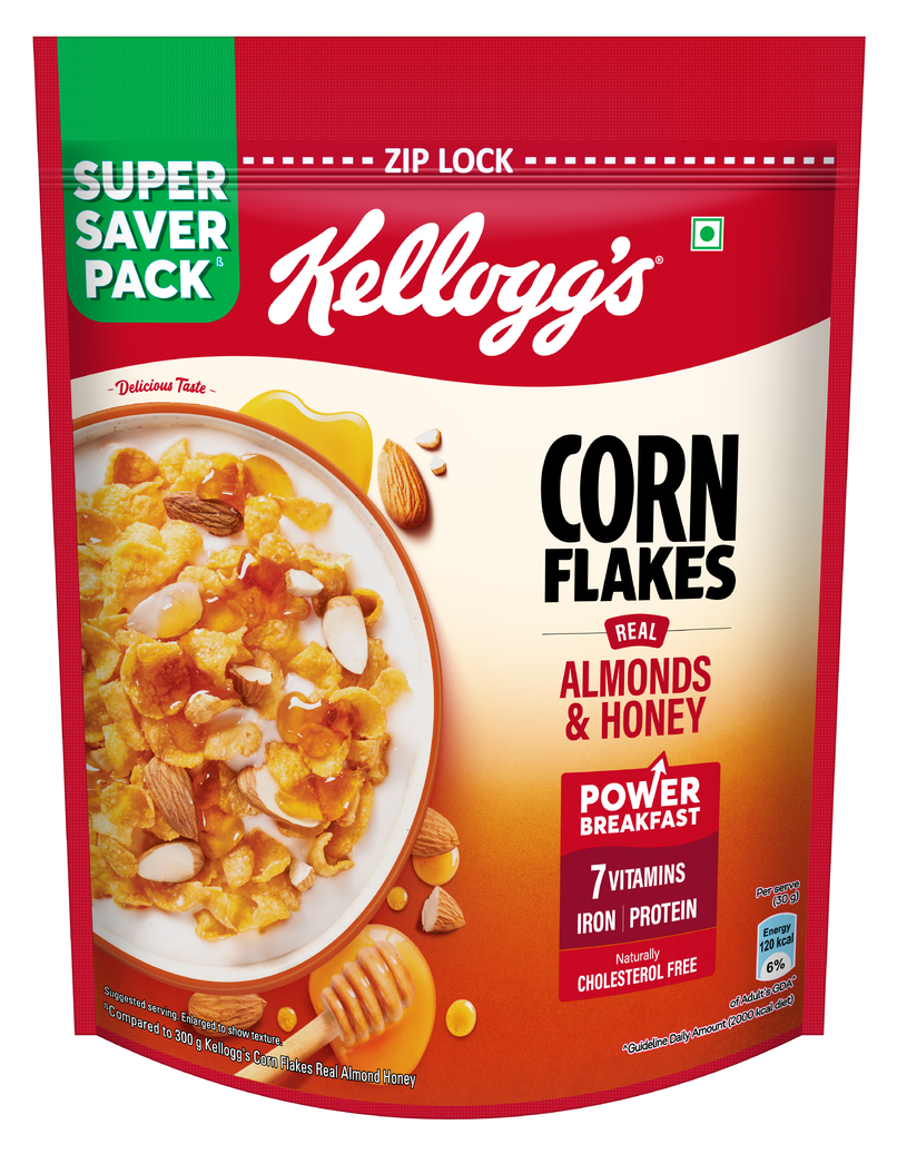 Kellogg's Almond and Honey Corn Flakes Kellogg's Almond and Honey Corn Flakes