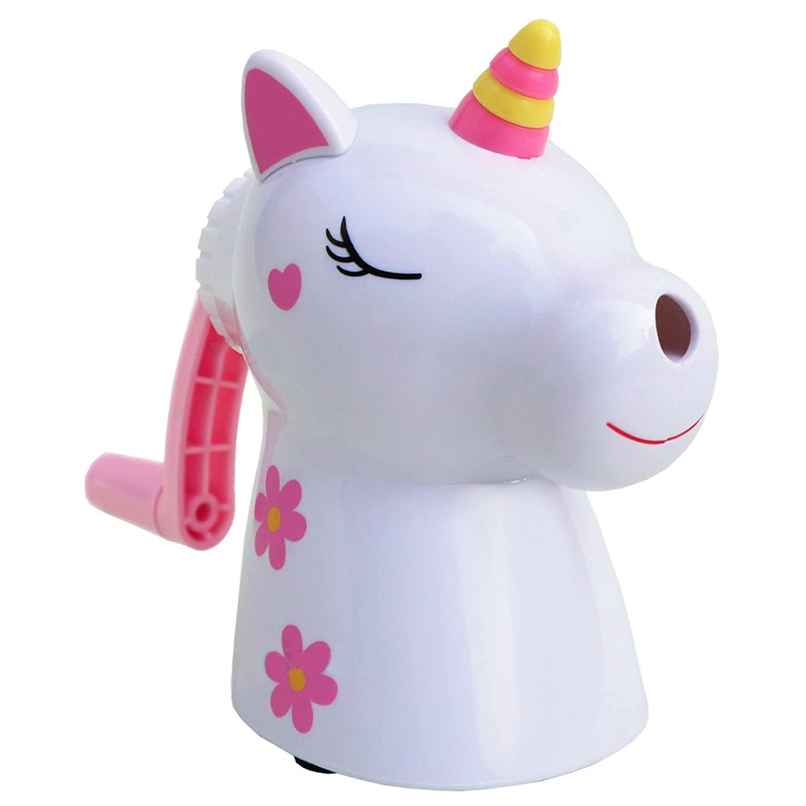 Toyshine Unicorn Pencil Sharpeners Manual for Kids and Artists | White Toyshine Unicorn Pencil Sharpeners Manual for Kids and Artists | White