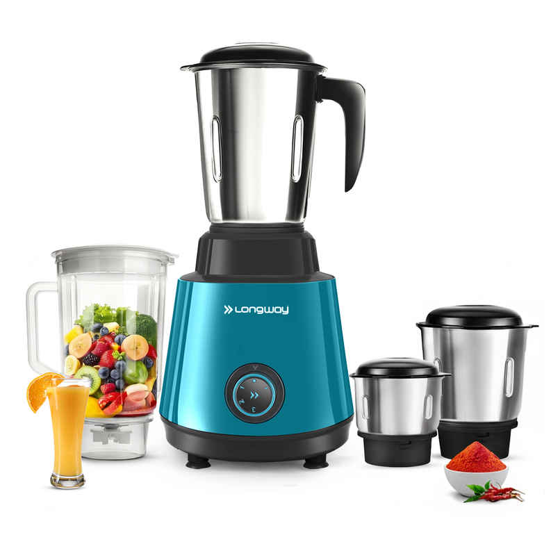 Roto Max Up to 750W Max Output Juicer Mixer Grinder | 2 Years Warranty | 4 Jars | Teal & Black Roto Max Up to 750W Max Output Juicer Mixer Grinder | 2 Years Warranty | 4 Jars | Teal & Black