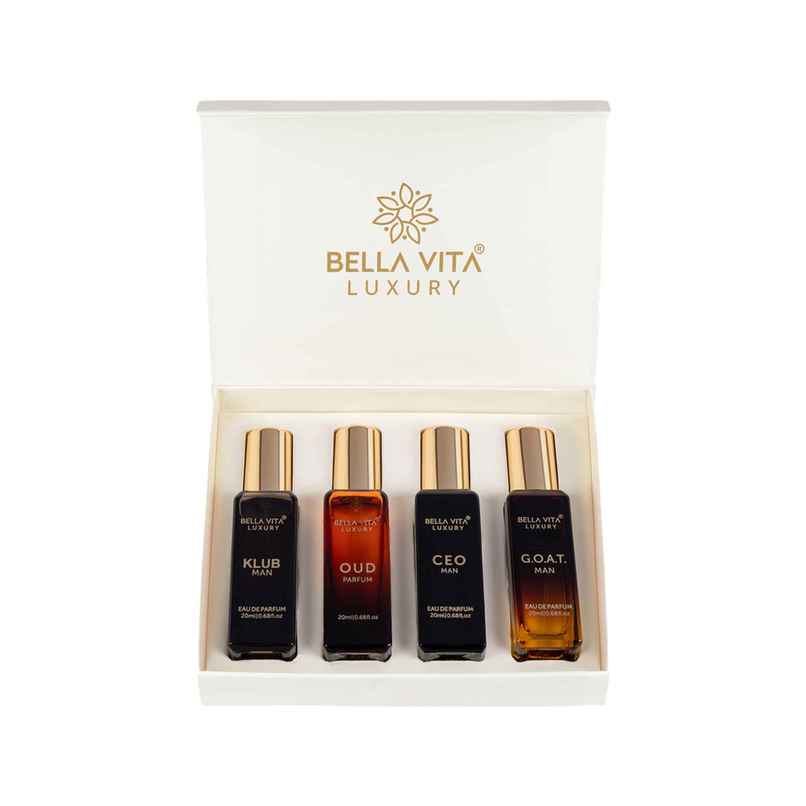 Bella Vita Organic Luxury Perfumes Gift Set For Men | Long-Lasting Signature Scents Bella Vita Organic Luxury Perfumes Gift Set For Men | Long-Lasting Signature Scents