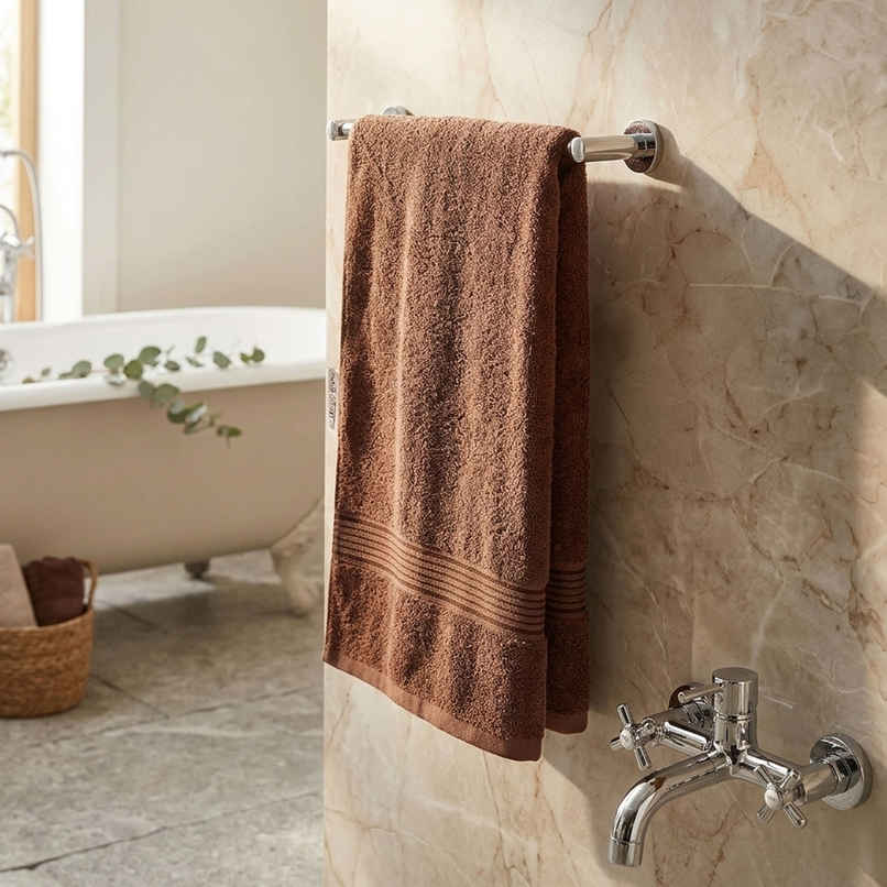 Bianca Hand Towel Soft Brown | Pack of 2- 60cm x 40cm