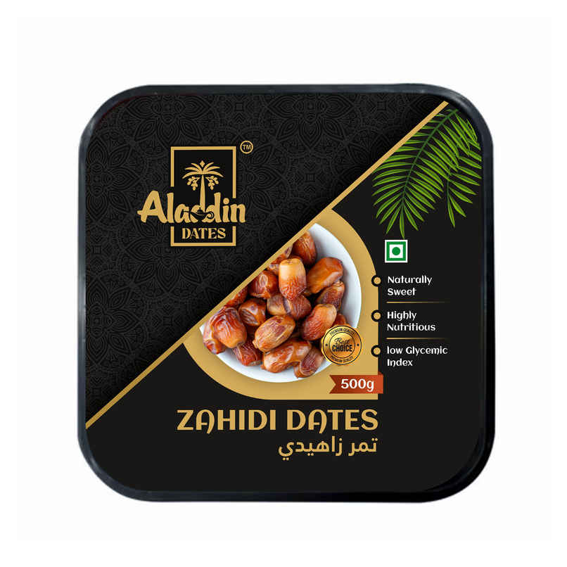 Aladdin Dates Premium Zahidi Dates Natural Dried Khajur