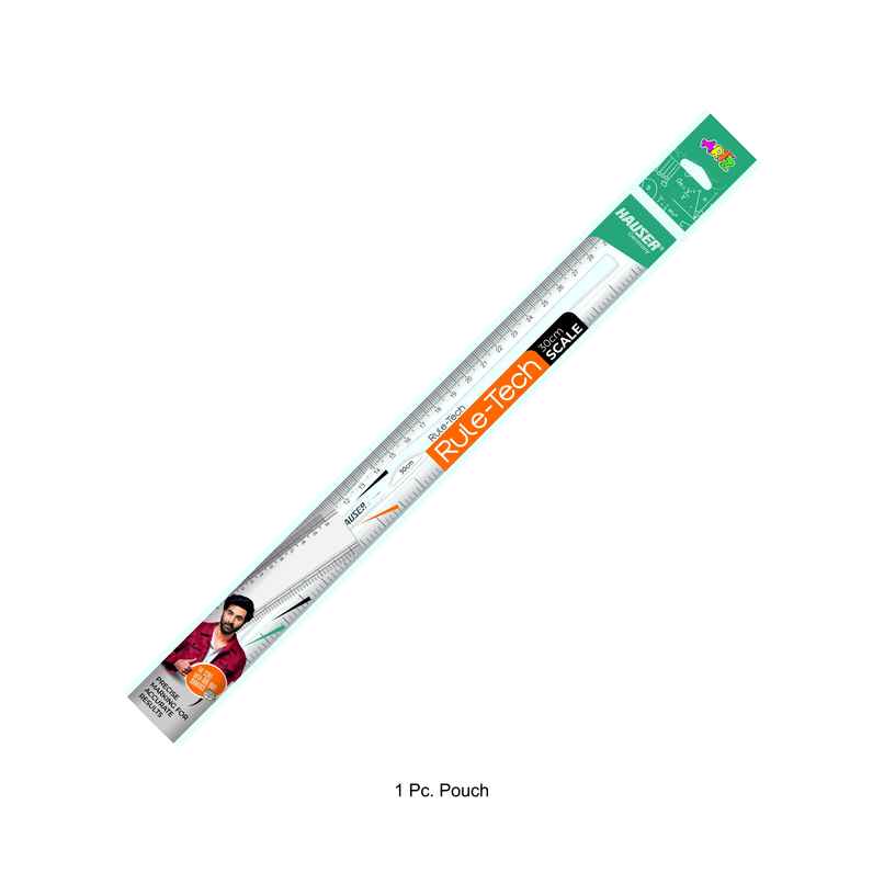 Hauser Rule Tech 30 Mm Plastic Scale