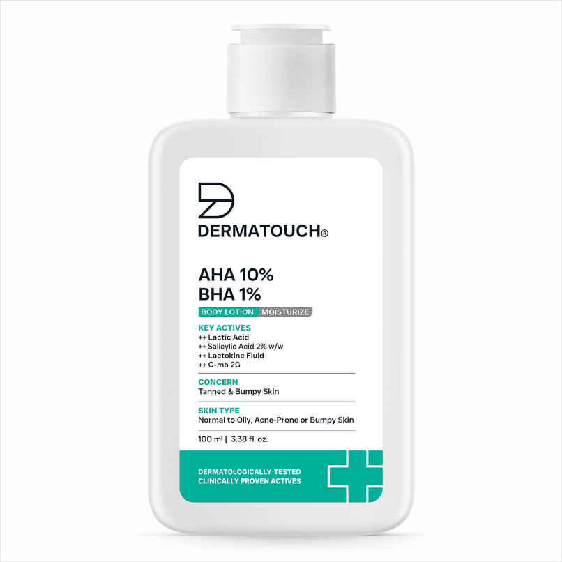 Dermatouch AHA BHA Body Lotion | For Men & Women For Dry & Bumpy Skin
