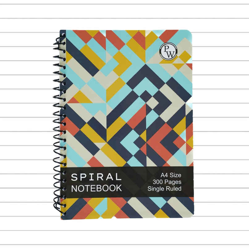 Physics Wallah Spiral Ruled Notebook (300 Pages, 29 x 21 cm) Physics Wallah Spiral Ruled Notebook (300 Pages, 29 x 21 cm)
