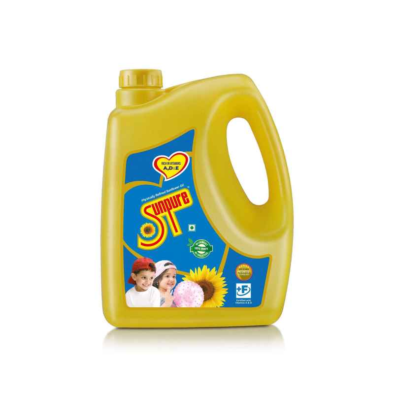 Sunpure Sunflower Cooking Oil Hdpe Can