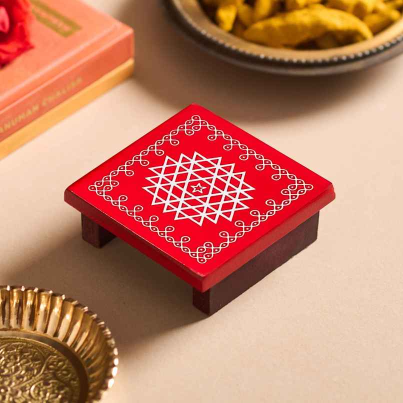 Printed Pooja Peeta | 3x3 inch | Svasti