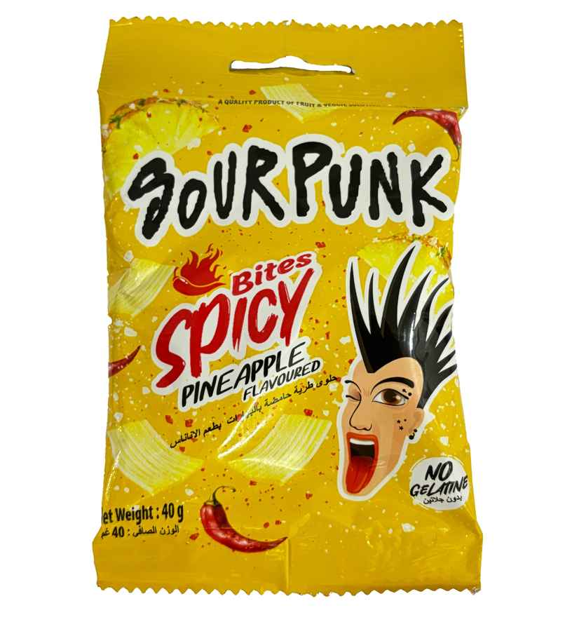 Sour Punk Bites Spicy Pineapple Sour Punk Bites Spicy Pineapple