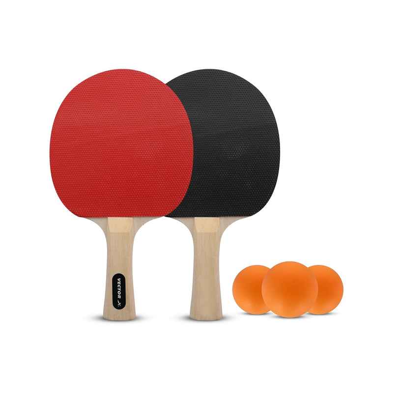 Vector X Cyber Table Tennis Playset (2 Racquets & 3 Balls) 