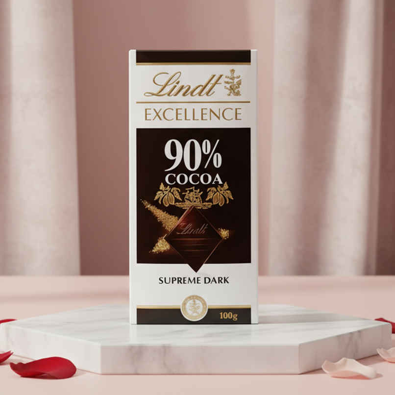 Lindt Excellence 90% Cocoa Supreme Dark Chocolate Bar