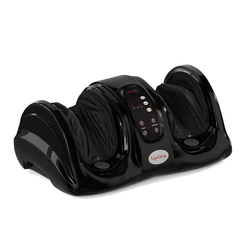 Lifelong Llm756 Powerful Electric Foot Massager For Pain Relief With Kneading And Rolling Massager