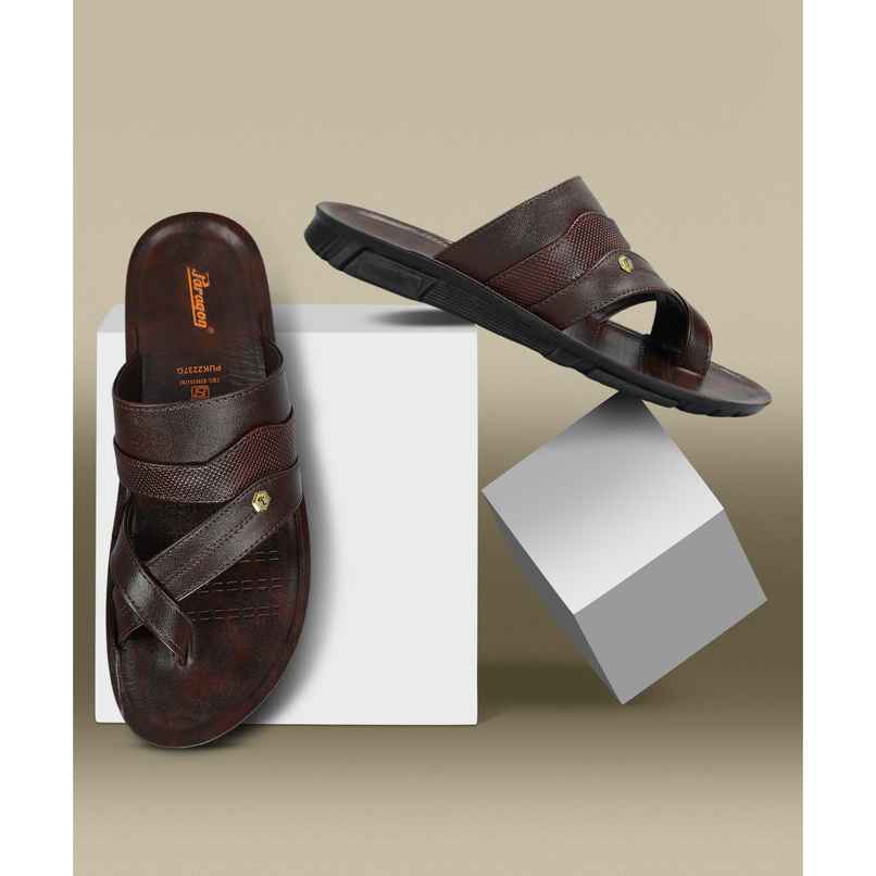 Paragon Men's Brown Pu Sandals PUK2237G UK 9