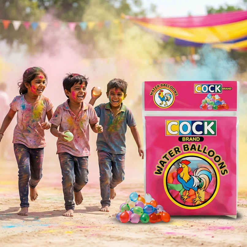 Water Balloons | Assorted Colors | Manual Fill | Holi Special | Cock Water Balloons | Assorted Colors | Manual Fill | Holi Special | Cock