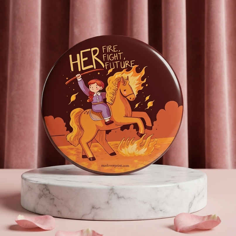 Her Women's Day Badge PO2 | Mad Over Print