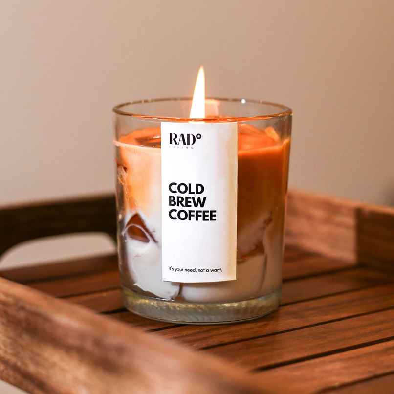 Cold Brew Coffee Scented Candle | Home Decor | Rad Living Cold Brew Coffee Scented Candle | Home Decor | Rad Living