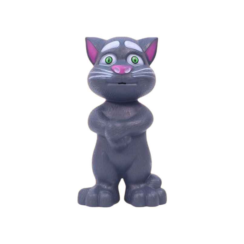 Toyshine Mimicing Repeat What You Say Talking Cat For Kids Birthday (2-5 Year Old) - Grey