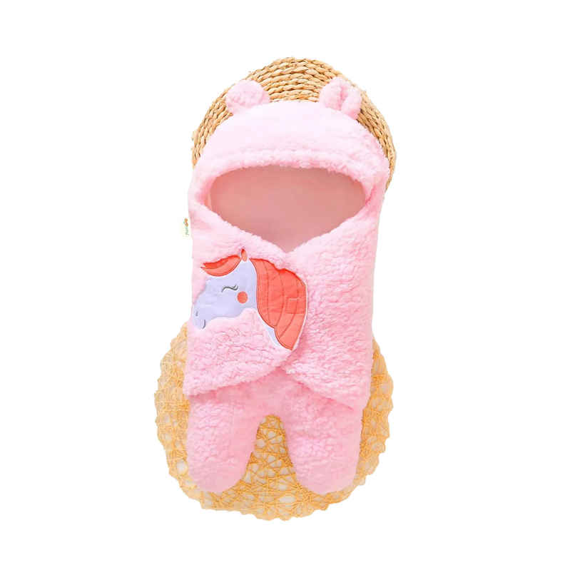 Oyo Baby Baby Blanket New Born Babiesall Season Unicorn Plain Pink