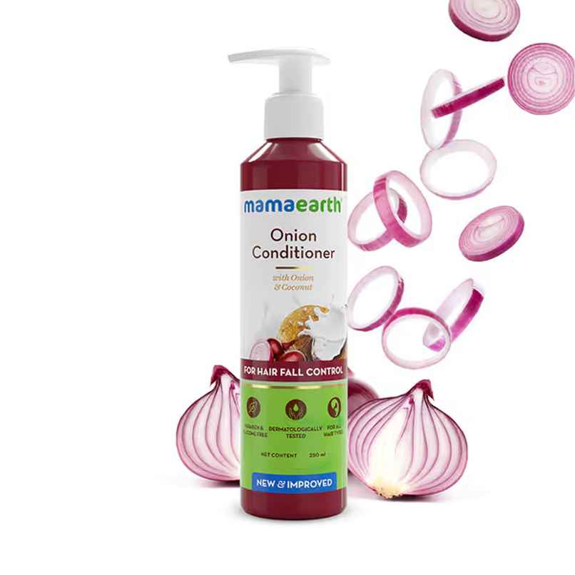 Mamaearth Onion Conditioner For Hair Fall Control With Onion & Coconut