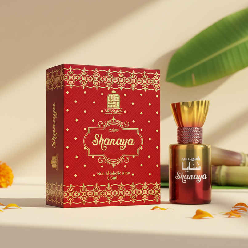 Shanaya Attar | Arabic And French Blend | Long Lasting | Unisex | Non-Alcoholic Roll-On | Adilqadri Shanaya Attar | Arabic And French Blend | Long Lasting | Unisex | Non-Alcoholic Roll-On | Adilqadri