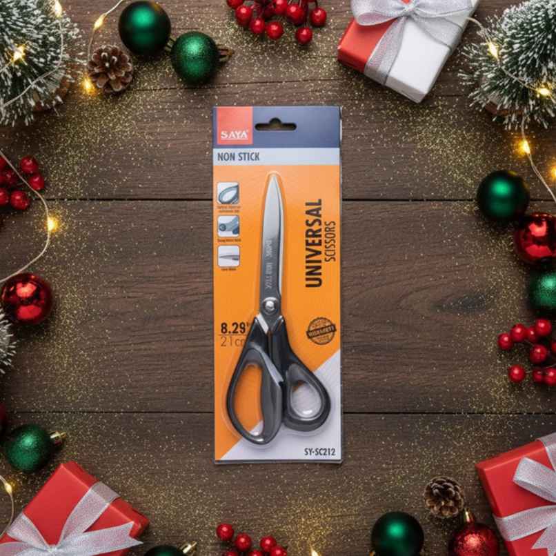 Saya Universal Scissors - Multipurpose Cutting Tool with Non-Stick Coating | Assorted