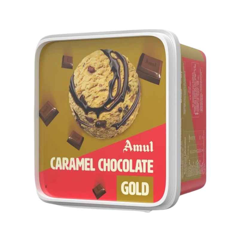Amul Gold Caramel Chocolate Ice Cream Tub