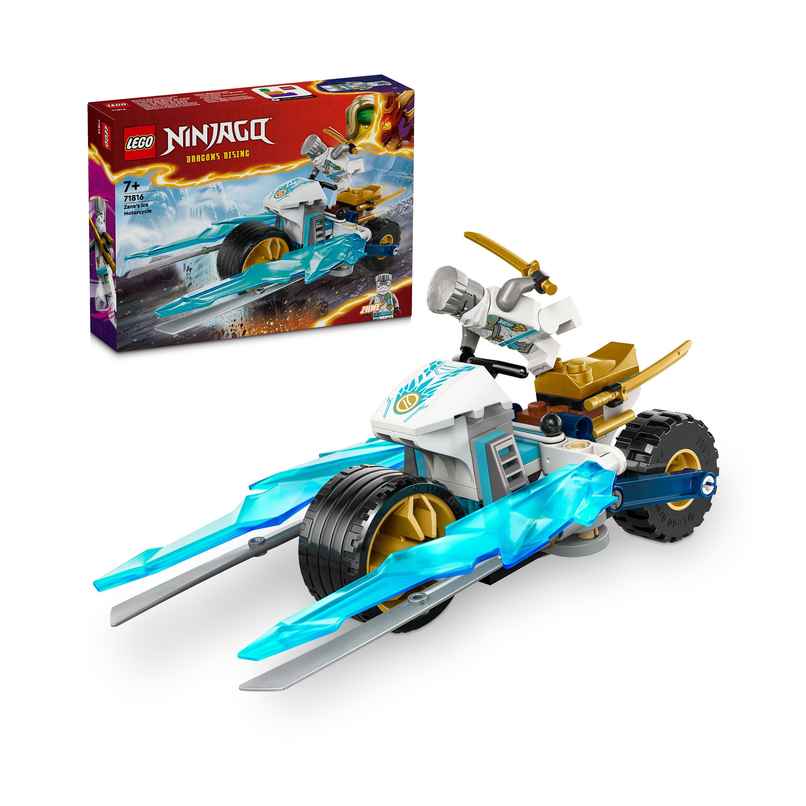 Lego Ninjago Zane’s Ice Motorcycle Toy Set 71816 Building Blocks (84 Pieces)