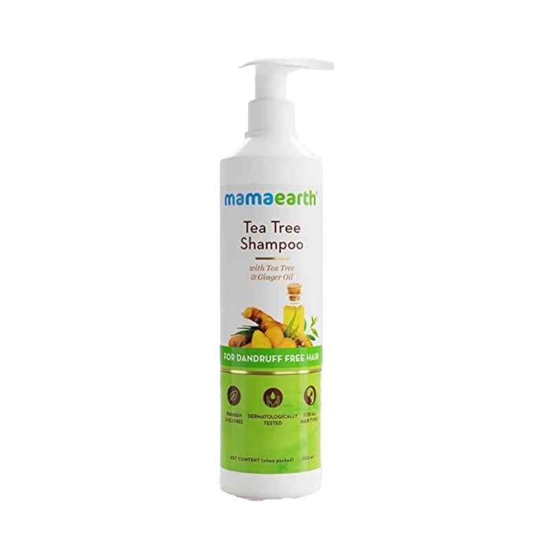 Mamaearth Tea Tree Anti Dandruff Shampoo With Ginger Oil Mamaearth Tea Tree Anti Dandruff Shampoo With Ginger Oil
