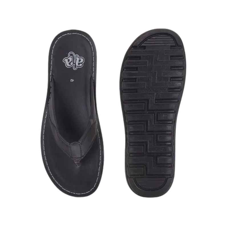 Liberty Apparel Men's A-HA Charge Thong | Black - UK 10 | EU 44