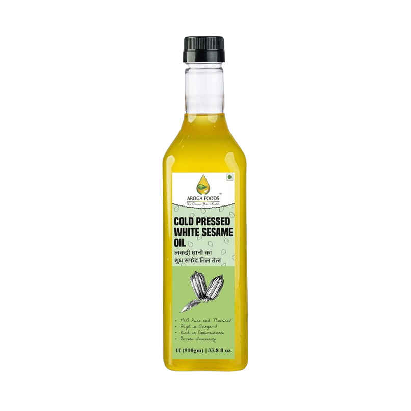 Aroga Foods Sesame (Til-Gingelly) Cold Pressed Oil