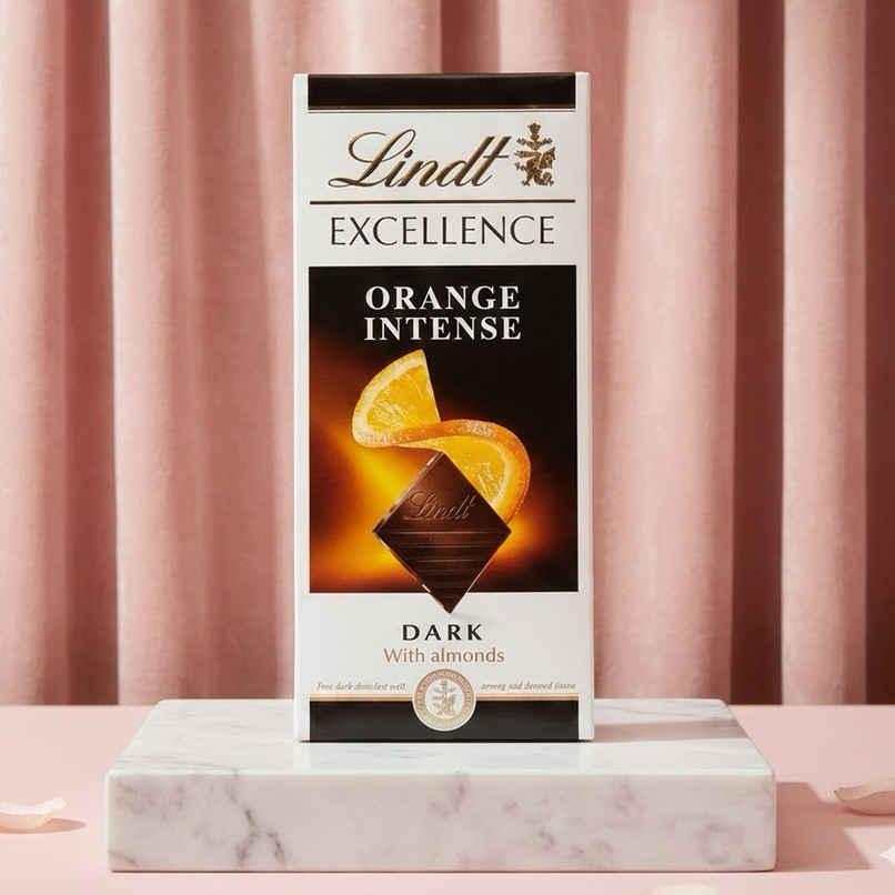 Lindt Excellence Orange Intense Dark Chocolate