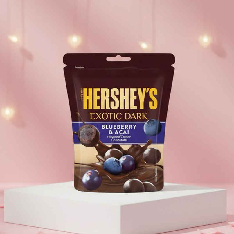 Hershey's Exotic Dark Blueberry And Acai | Chocolates Share Bag