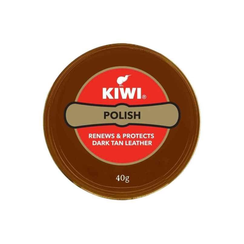 Kiwi Dark Tan Wax Shoe Polish