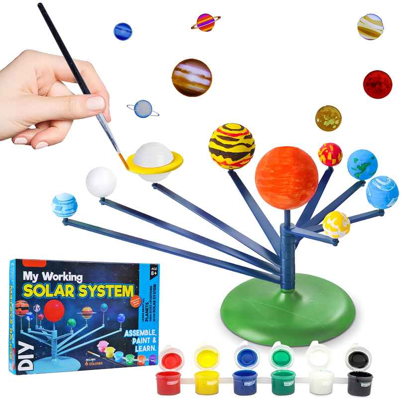 Toyshine Diy Solar System Planetarium Kit | Stem Activity Toy For Boys and Girls | 8+ Years Old