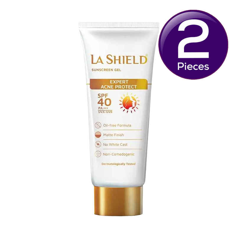 La Shield SPF 40+ & PA+++ Anti Acne Sunscreen Gel Combo La Shield SPF 40+ & PA+++ Anti Acne Sunscreen Gel Combo