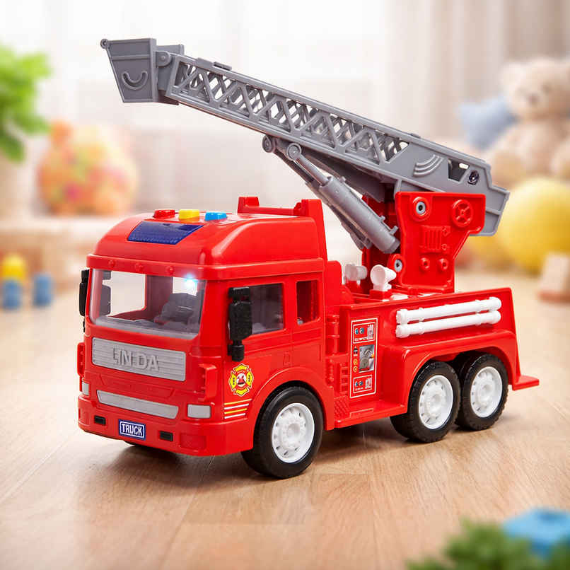 Toyshine Fire Station Rescue Truck Toy Vehicle
