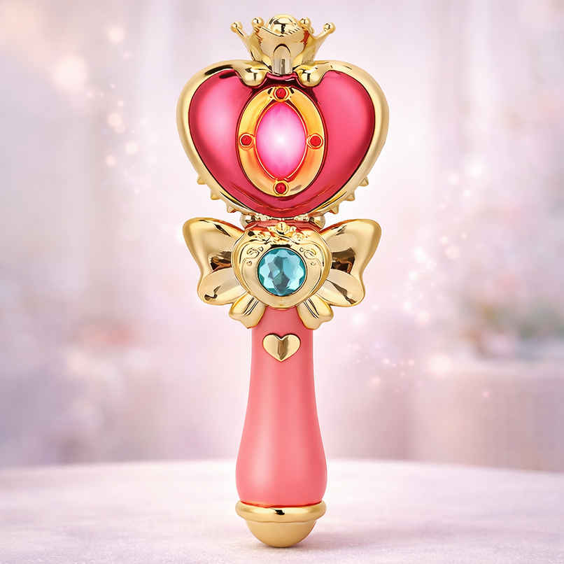Toyshine Fairy Wand Electric Magic Moon Styling Stick With Flashing Lights And Music