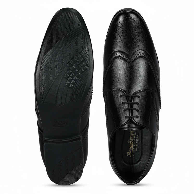 Paragon Men's Black Pvc Formal Shoes K11242G UK 8 Paragon Men's Black Pvc Formal Shoes K11242G UK 8