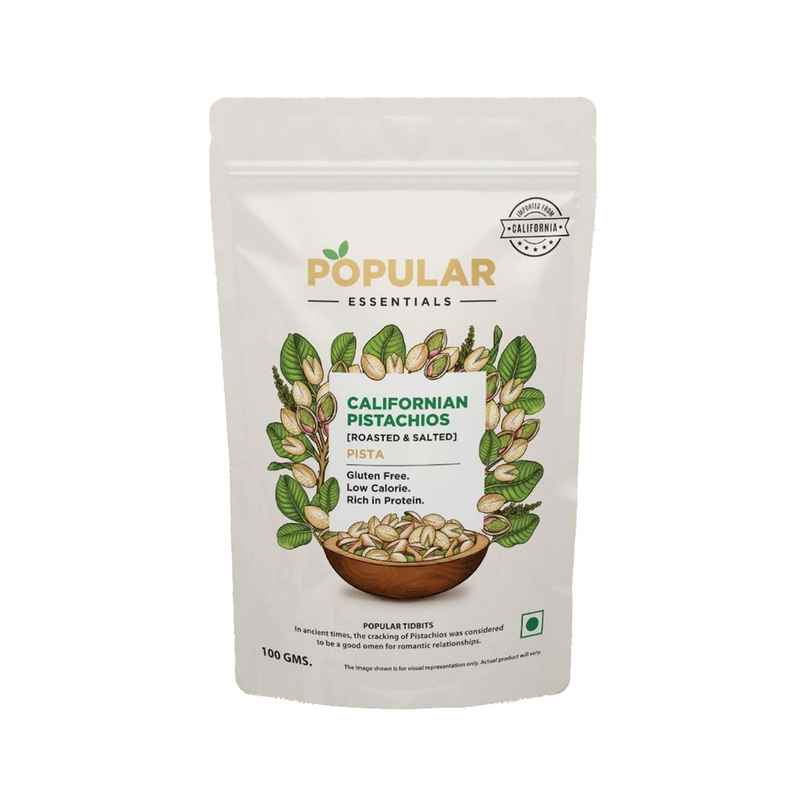 Popular Essential Californian Pistachios Roasted & Salted (With Shell)