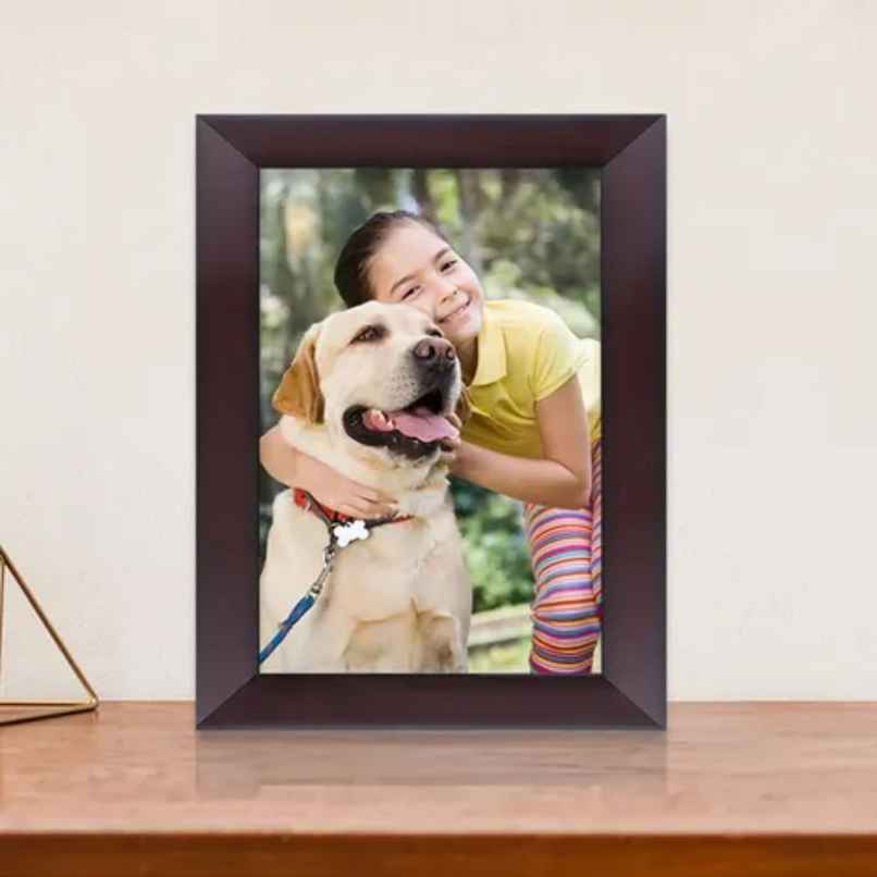 Casacraft by Pepperfry Rosewood Synthetic wood 8 x 12 inch Table Photo Frame