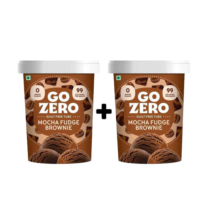 Go Zero Mocha Fudge Brownie Guilt Free Ice Cream Tub Combo Go Zero Mocha Fudge Brownie Guilt Free Ice Cream Tub Combo