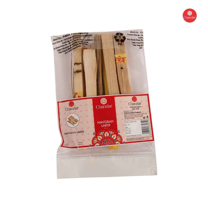 Navgrah Lakdi | Pack Of 9 | Chandar