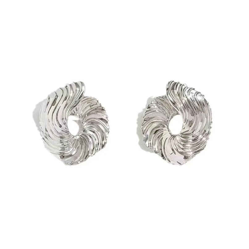 Just Lil Things Irregular Abstract Gold Pin Earrings | jltz0064