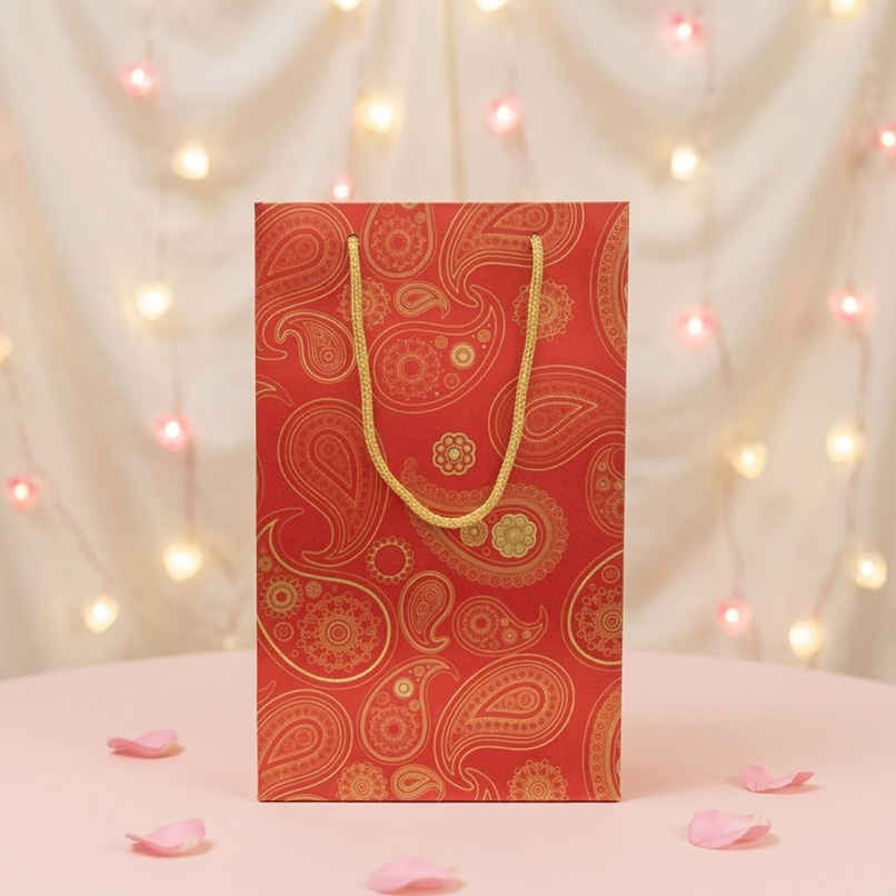 ABK Metallic Party Bag Single Gift Bag | 15 x 10 x 3.5 Inches | Large Size | Assorted Design