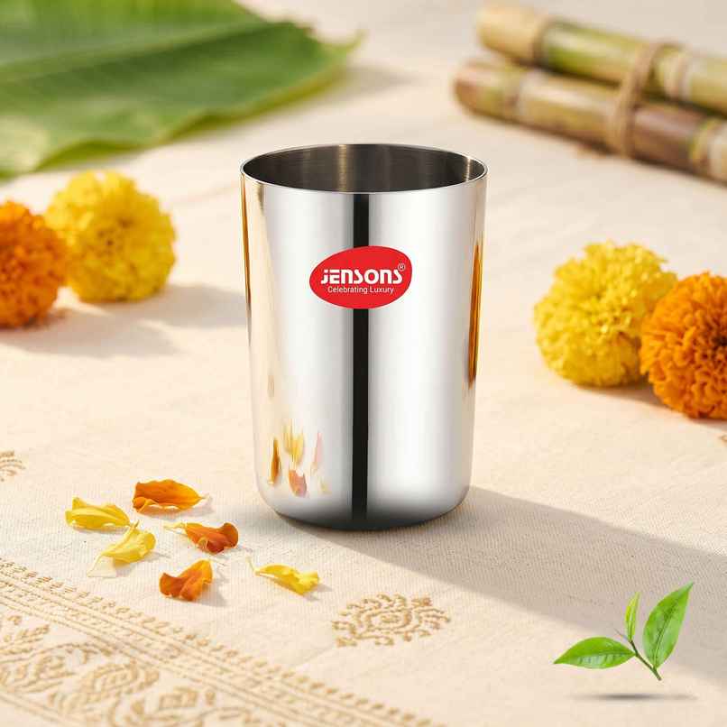 Jensons Stainless Steel Amrapali Straight Glass 300 ml