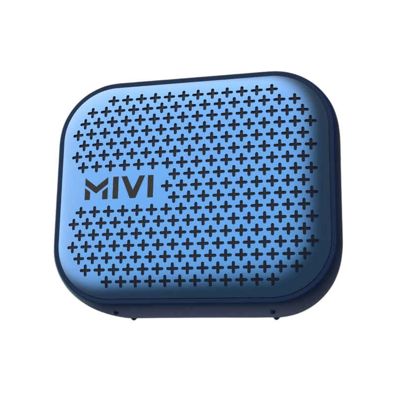 Mivi Roam 2 Bluetooth Speaker | 5W Output | 24 hrs Playtime | Waterproof | Built-in Mic | Blue