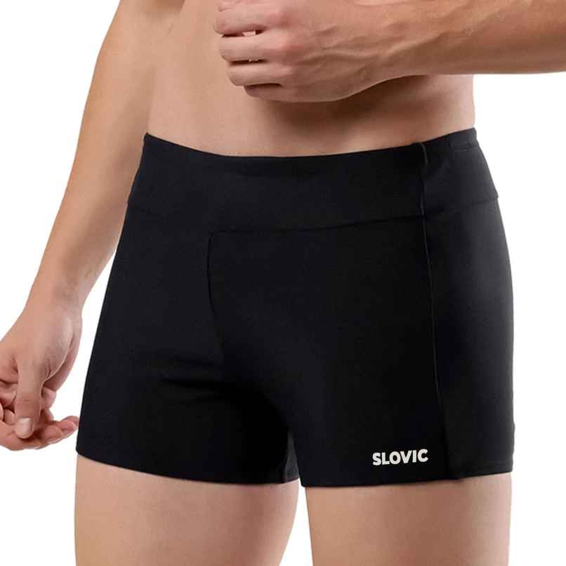 Slovic Men's Swimming Shorts with UPF30+ Sun Protection, Quickly Dries Stretchable Fabric| S